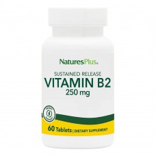 Natures Plus Vitamin B2 250 mg, 60 таблеток Natures Plus Vitamin B2 250 mg, 60 таблеток