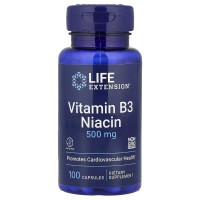 Life Extension Vitamin B3 Niacin, 100 капсул Life Extension Vitamin B3 Niacin, 100 капсул