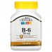 21st Century 21st Century Vitamin B6 100 mg, 110 таблеток CN13490 