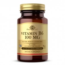 Solgar Vitamin B6 100 mg, 100 вегакапсул Solgar Vitamin B6 100 mg, 100 вегакапсул