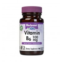 Bluebonnet Nutrition Vitamin B6 100 mg, 90 вегакапсул Bluebonnet Nutrition Vitamin B6 100 mg, 90 вегакапсул