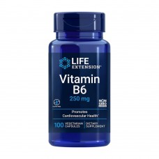 Life Extension Vitamin B6 250 mg, 100 вегакапсул