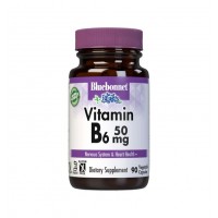 Bluebonnet Nutrition Vitamin B6 50 mg, 90 вегакапсул Bluebonnet Nutrition Vitamin B6 50 mg, 90 вегакапсул