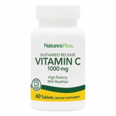 Natures Plus Vitamin C 1000 mg Sustained Release, 60 таблеток Natures Plus Vitamin C 1000 mg Sustained Release, 60 таблеток