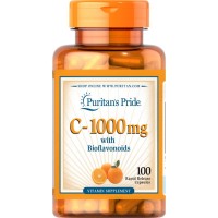 Puritan's Pride Vitamin C 1000 mg with Bioflavonoids, 100 капсул Puritan's Pride Vitamin C 1000 mg with Bioflavonoids, 100 капсул