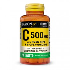 Mason Natural Vitamin C 500 mg with Rose Hips and Bioflavonoids Complex, 90 таблеток Mason Natural Vitamin C 500 mg with Rose Hips and Bioflavonoids Complex, 90 таблеток