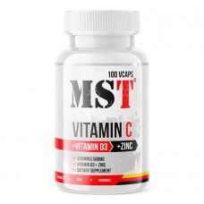 MST Nutrition Vitamin C + D3 + Zinc, 100 вегакапсул MST Nutrition Vitamin C + D3 + Zinc, 100 вегакапсул