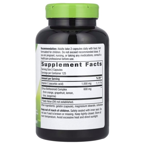 Nature's Way Vitamin C with Bioflavonoids, 250 капсул CN16203 Nature's Way Nature's Way Vitamin C with Bioflavonoids, 250 капсул CN16203 Nature's Way