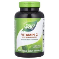 Nature's Way Vitamin C with Bioflavonoids, 250 капсул Nature's Way Vitamin C with Bioflavonoids, 250 капсул