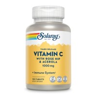 Solaray Vitamin C 1000 mg Timed Release, 100 таблеток Solaray Vitamin C 1000 mg Timed Release, 100 таблеток