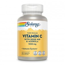 Solaray Vitamin C 1000 mg Timed Release, 100 таблеток Solaray Vitamin C 1000 mg Timed Release, 100 таблеток