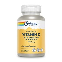 Solaray Vitamin C 1000 mg Timed Release, 100 вегакапсул