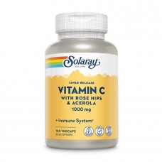 Solaray Vitamin C 1000 mg Timed Release, 100 вегакапсул Solaray Vitamin C 1000 mg Timed Release, 100 вегакапсул