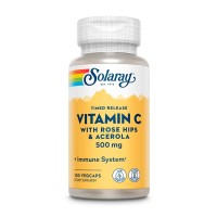 Solaray Vitamin C 500 mg Timed Release, 100 вегакапсул