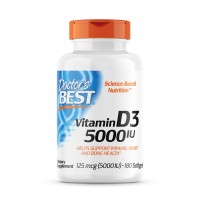 Doctor's Best Vitamin D3 5000 IU, 360 капсул Doctor's Best Vitamin D3 5000 IU, 360 капсул
