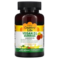 Country Life Vitamin D3 1000 IU, 60 желейок Country Life Vitamin D3 1000 IU, 60 желейок