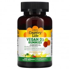 Country Life Vitamin D3 1000 IU, 60 желейок Country Life Vitamin D3 1000 IU, 60 желейок