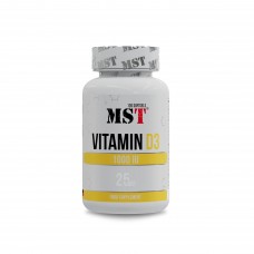 MST Nutrition Vitamin D3 1000 IU, 120 капсул MST Nutrition Vitamin D3 1000 IU, 120 капсул