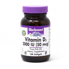 Bluebonnet Nutrition Vitamin D3 2000 IU, 100 капсул Bluebonnet Nutrition Vitamin D3 2000 IU, 100 капсул