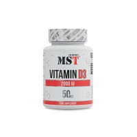 MST Nutrition Vitamin D3 2000 IU, 120 капсул MST Nutrition Vitamin D3 2000 IU, 120 капсул