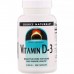 Source Naturals Vitamin D3 2000 IU, 200 капсул CN12565 Source Naturals