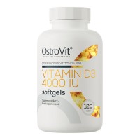 OstroVit Vitamin D3 4000 IU, 120 капсул OstroVit Vitamin D3 4000 IU, 120 капсул