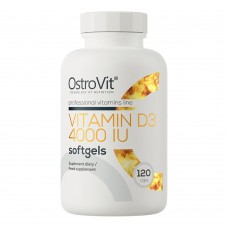 OstroVit Vitamin D3 4000 IU, 120 капсул OstroVit Vitamin D3 4000 IU, 120 капсул