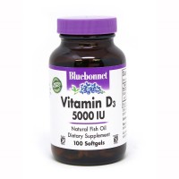 Bluebonnet Nutrition Vitamin D3 5000IU, 100 капсул Bluebonnet Nutrition Vitamin D3 5000IU, 100 капсул