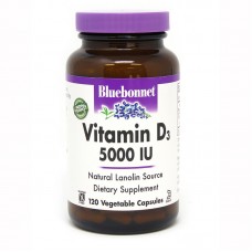 Bluebonnet Nutrition Vitamin D3 5001IU, 120 вегакапсул Bluebonnet Nutrition Vitamin D3 5001IU, 120 вегакапсул
