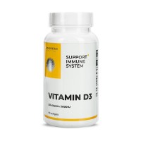 Progress Nutrition Vitamin D3 5000 IU, 90 капсул Progress Nutrition Vitamin D3 5000 IU, 90 капсул