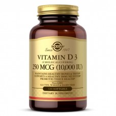 Solgar Vitamin D3 250 mcg, 120 капсул Solgar Vitamin D3 250 mcg, 120 капсул