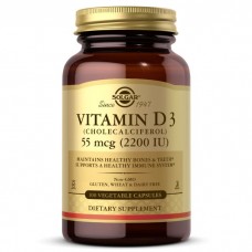 Solgar Vitamin D3 55 mcg, 100 вегакапсул Solgar Vitamin D3 55 mcg, 100 вегакапсул