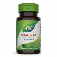 Nature's Way Vitamin D3 50 mcg, 120 капсул Nature's Way Vitamin D3 50 mcg, 120 капсул