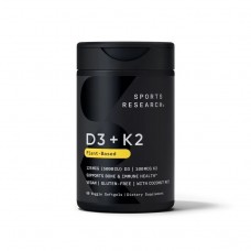 Sports Research Vitamin D3 + K2 5000 IU/100 mcg, 60 капсул