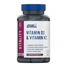 Applied Nutrition Vitamin D3 & K2, 60 капсул Applied Nutrition Vitamin D3 & K2, 60 капсул