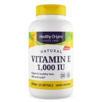 Healthy Origins Vitamin E 1000 IU, 120 капсул Healthy Origins Vitamin E 1000 IU, 120 капсул