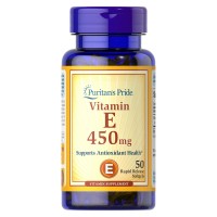 Puritan's Pride Vitamin E 1000 IU (450 mg), 50 капсул Puritan's Pride Vitamin E 1000 IU (450 mg), 50 капсул