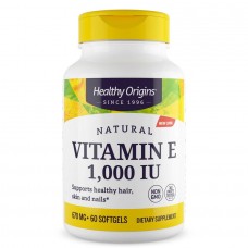 Healthy Origins Vitamin E 1000 IU, 60 капсул Healthy Origins Vitamin E 1000 IU, 60 капсул