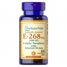 Puritan's Pride Vitamin E 400 IU (268 mg), 100 капсул Puritan's Pride Vitamin E 400 IU (268 mg), 100 капсул