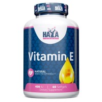 Haya Labs Vitamin E Mixed Tocopherols 400 IU, 60 капсул Haya Labs Vitamin E Mixed Tocopherols 400 IU, 60 капсул