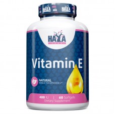 Haya Labs Vitamin E Mixed Tocopherols 400 IU, 60 капсул Haya Labs Vitamin E Mixed Tocopherols 400 IU, 60 капсул