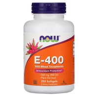 NOW Vitamin E-400 D-Alpha Tocopheryl, 250 капсул NOW Vitamin E-400 D-Alpha Tocopheryl, 250 капсул