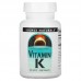 Source Naturals Vitamin K 500 mcg, 200 таблеток CN12566 Source Naturals