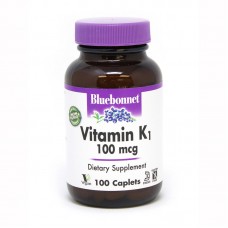 Bluebonnet Nutrition Vitamin К1 100 mcg, 100 капсул Bluebonnet Nutrition Vitamin К1 100 mcg, 100 капсул