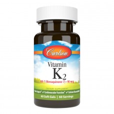 Carlson Labs Vitamin K2 MK-7 90 mcg, 60 капсул