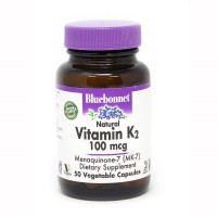Bluebonnet Nutrition Vitamin К2 100 mcg, 50 капсул Bluebonnet Nutrition Vitamin К2 100 mcg, 50 капсул