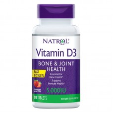 Natrol Vitamin D3 5000 IU Fast Dissolve, 90 таблеток Natrol Vitamin D3 5000 IU Fast Dissolve, 90 таблеток