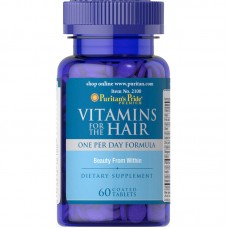 Puritan's Pride Vitamins for the Hair, 60 таблеток Puritan's Pride Vitamins for the Hair, 60 таблеток