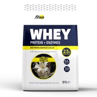 FitWin Whey Protein + Enzymes, 900 грам - Ваніль із вершками FitWin Whey Protein + Enzymes, 900 грам - Ваніль із вершками