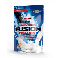 AMIX Whey Pro Fusion, 500 грамм - Клубника